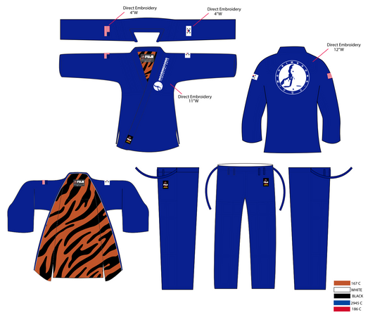 BJJ Blue Tiger Gi