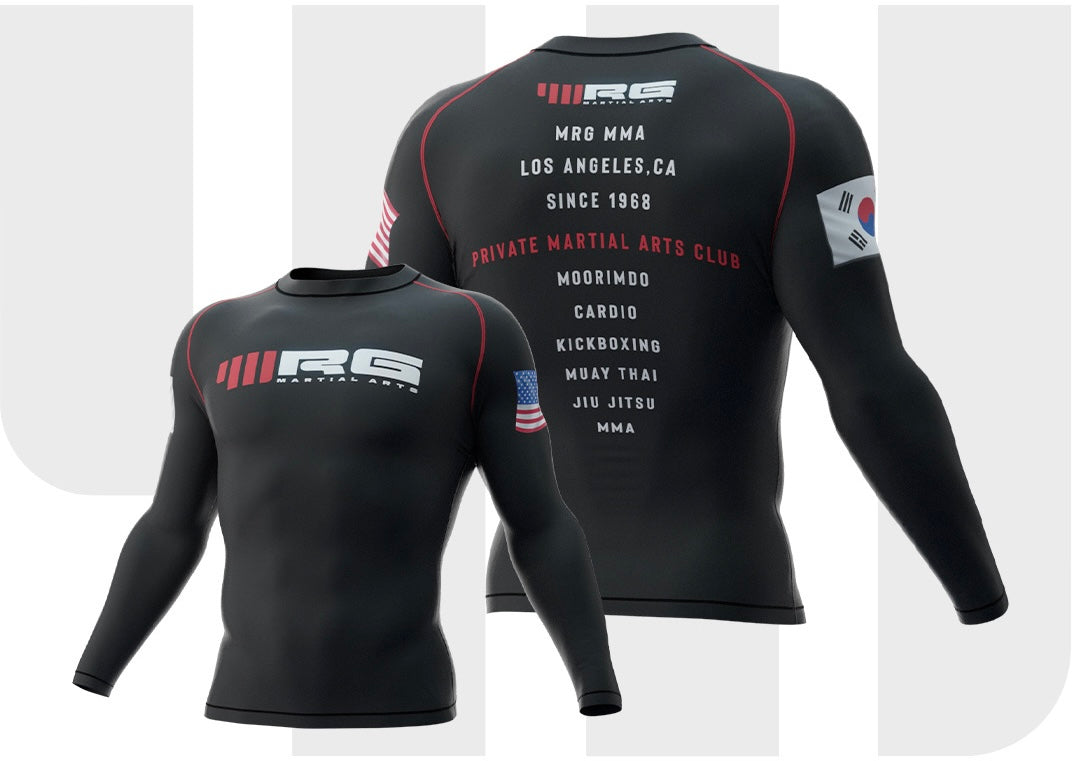 MRG Academy Rashguard L/S (Black)