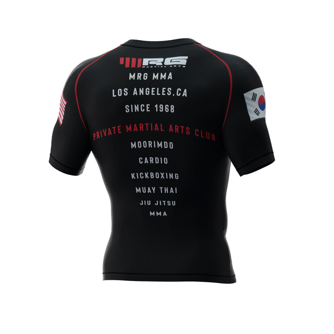 MRG Academy Rashguard S/S (Black)
