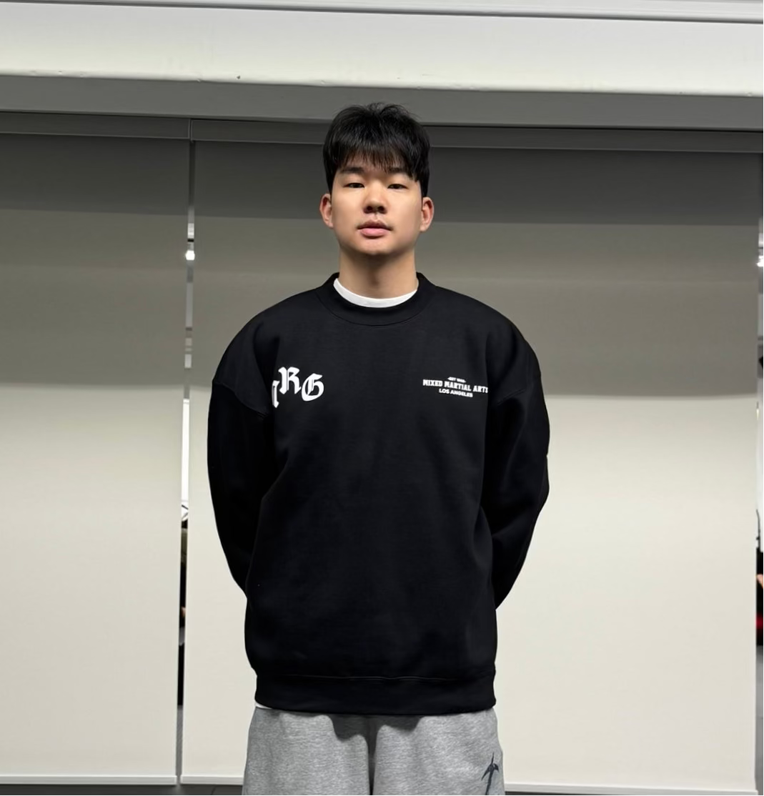 Heavyweight Black Homage Crewneck